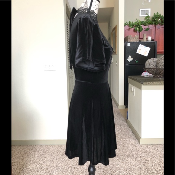 ♣️ Velour Mini Dress ♣️ - Picture 2 of 8